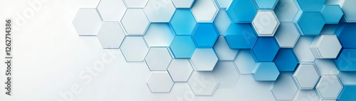 Explore modern design with this dynamic hexagonal pattern. Ideal for tech-themed backgrounds, adding depth and contemporary style.