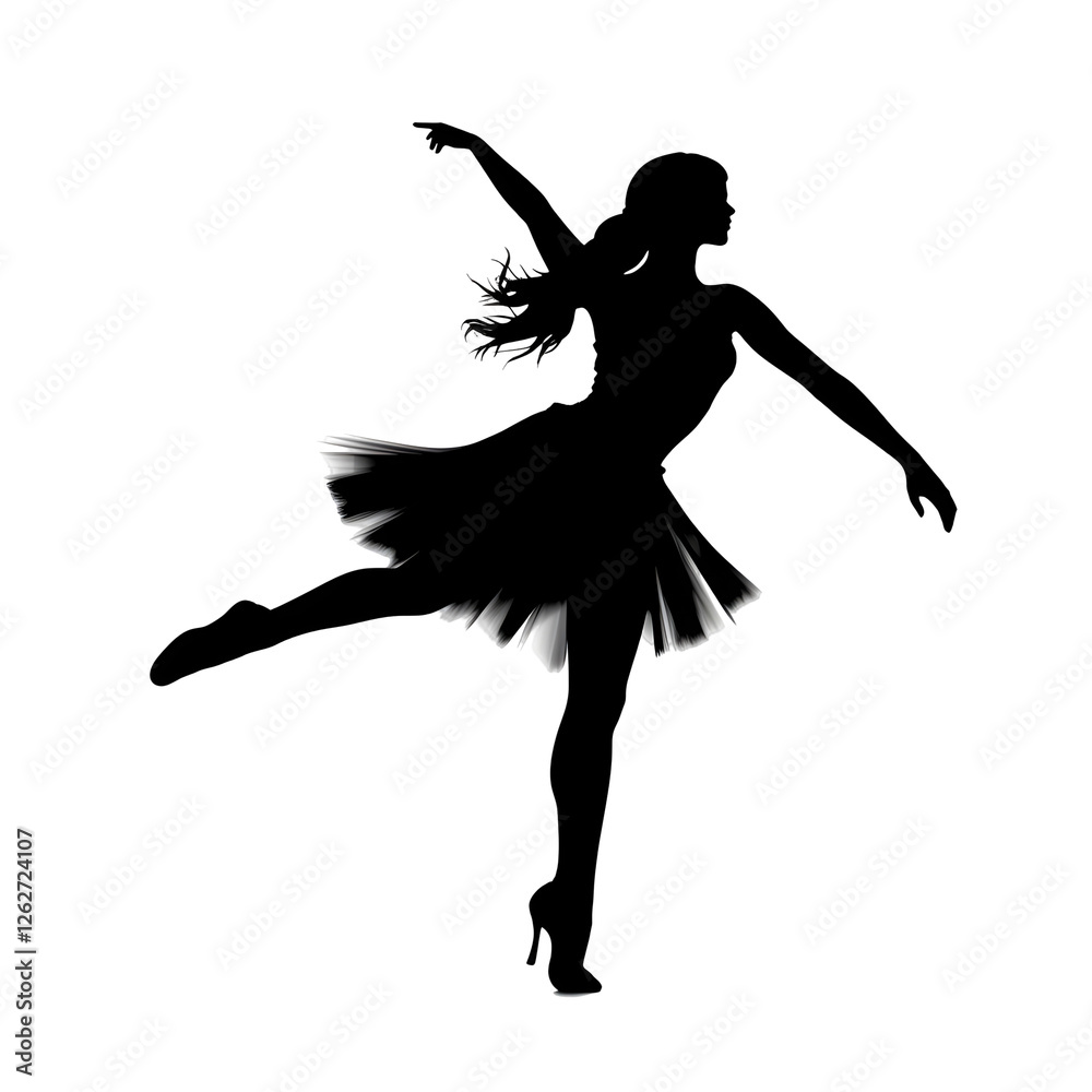 a dance silhouette a dance silhouette