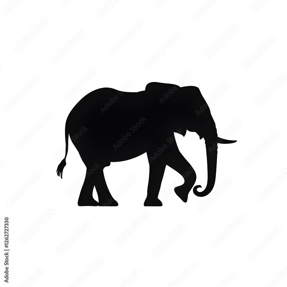 Fototapeta premium elephant silhouette