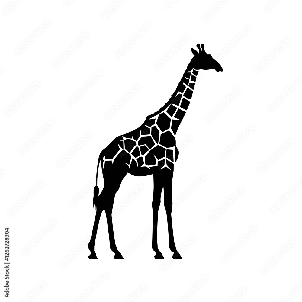 giraffe silhouette