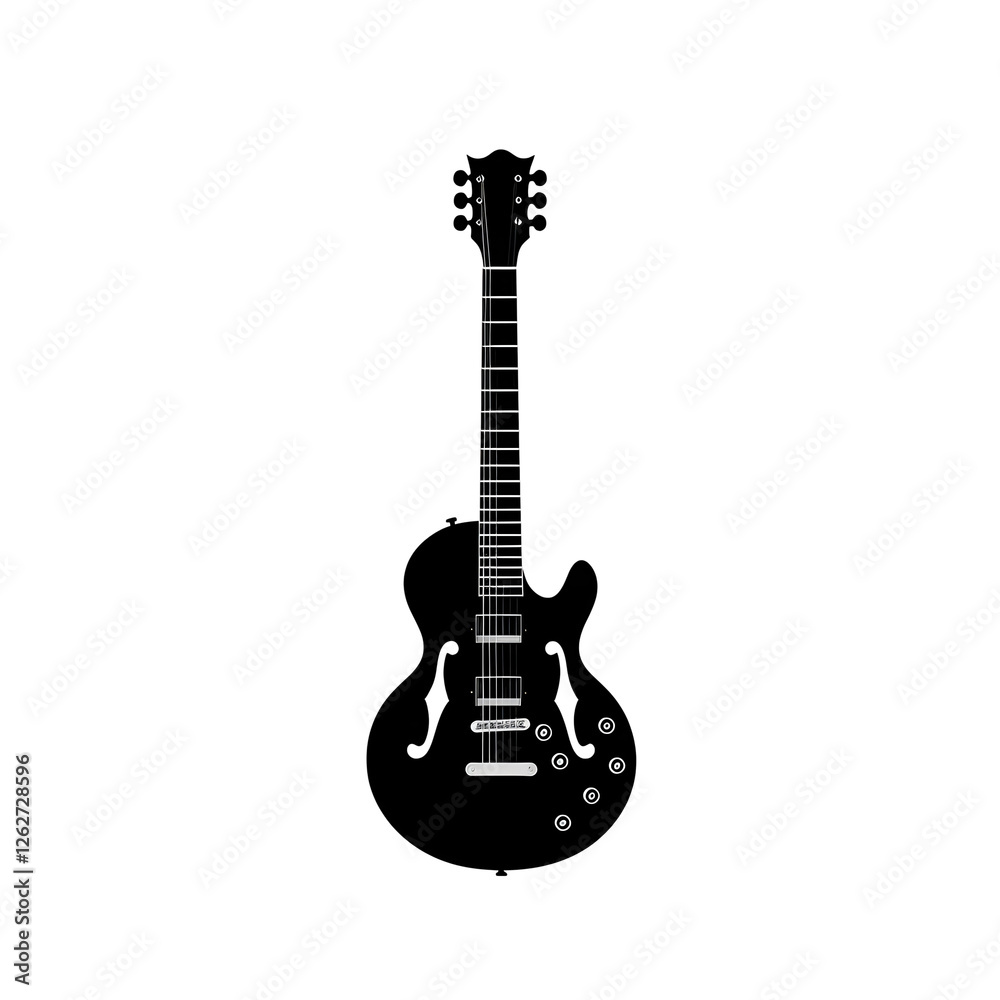 Naklejka premium guitar silhouette
