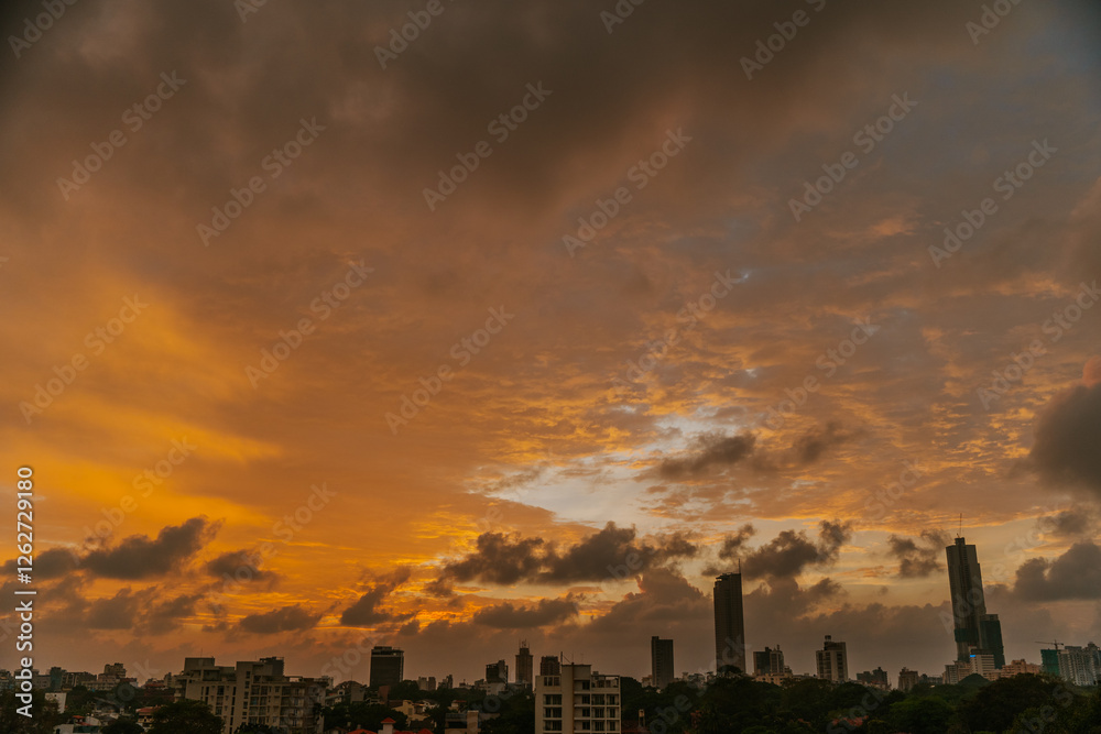 Obraz premium Miasto z góry - Kolombo