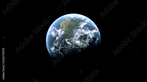 Iowa State Map Zoom (USA) from Space to Earth with Nametag and Pin