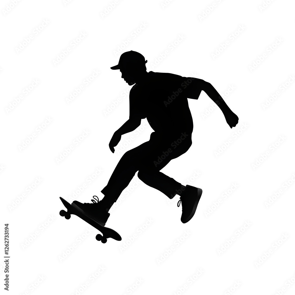 skateboarding silhouette skateboarding silhouette