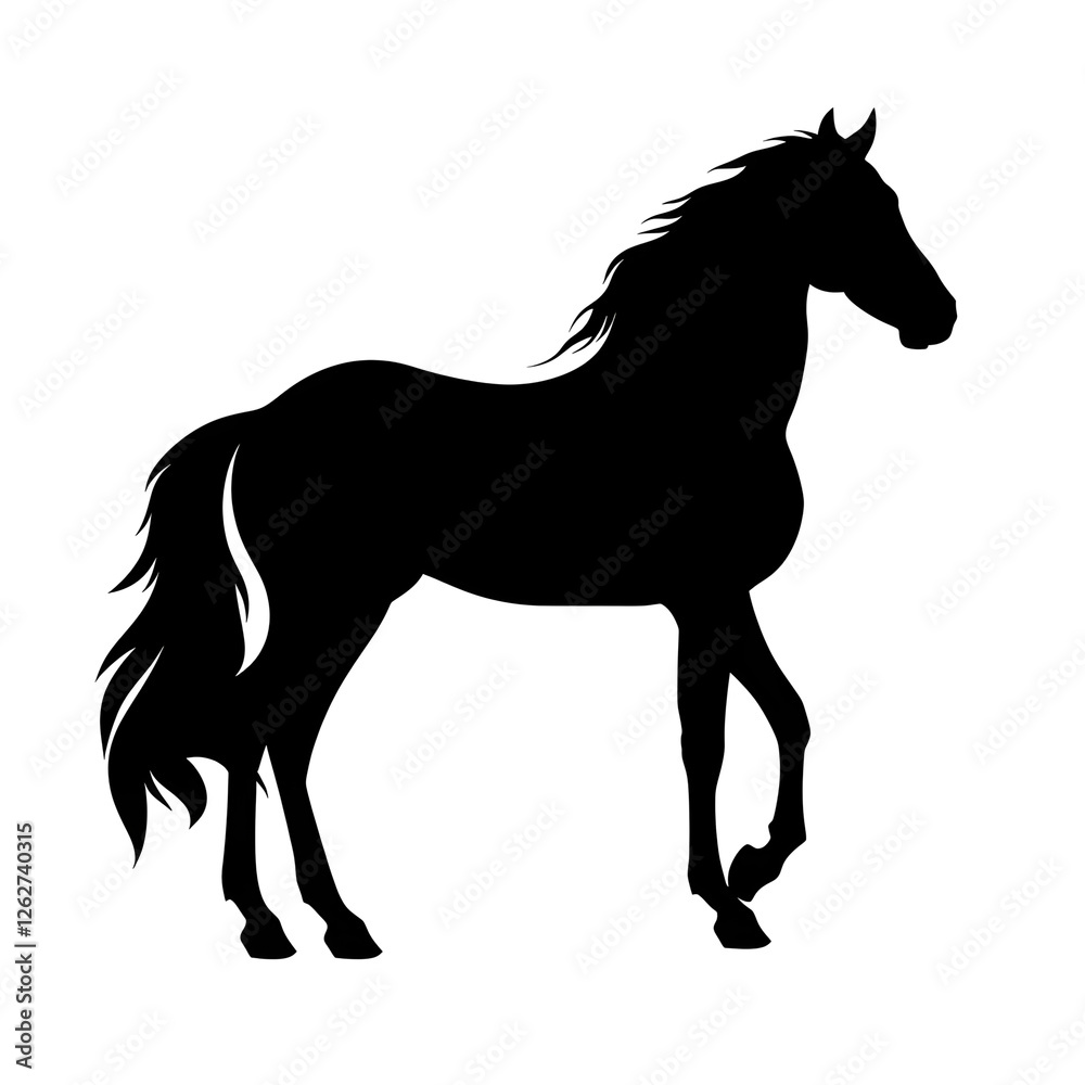 Obraz premium horse silhouette