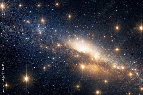 沢山の星がある宇宙空間