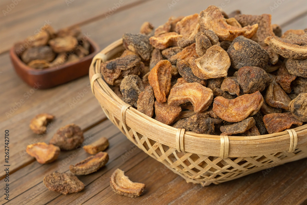 Fototapeta premium A heap of dried amla pieces
