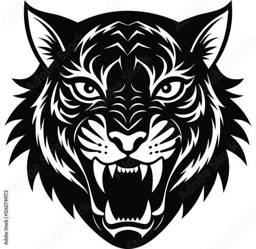 tiger head tattoo