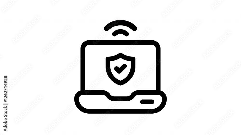 security animated icon security animated icon