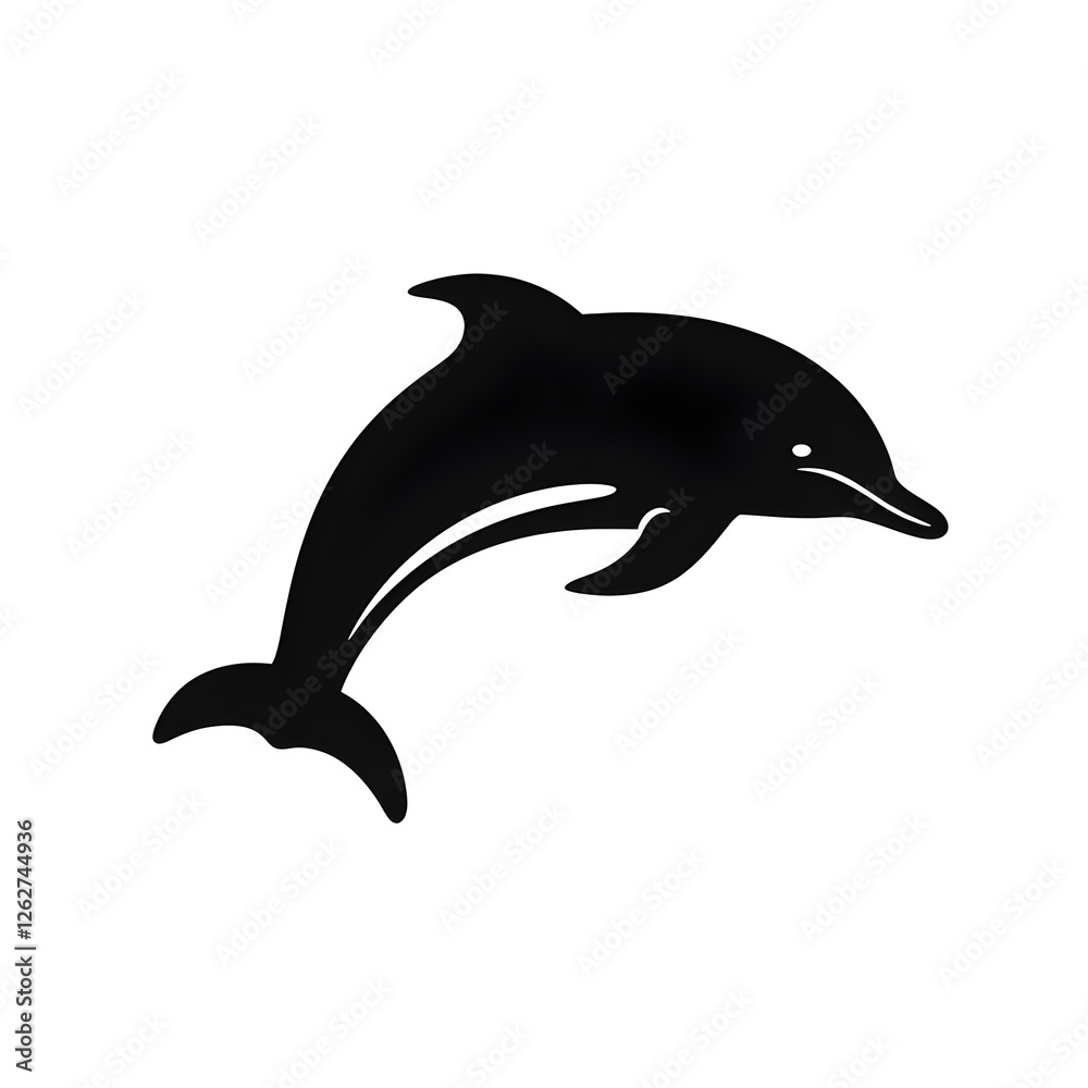 Fototapeta premium dolphin silhouette