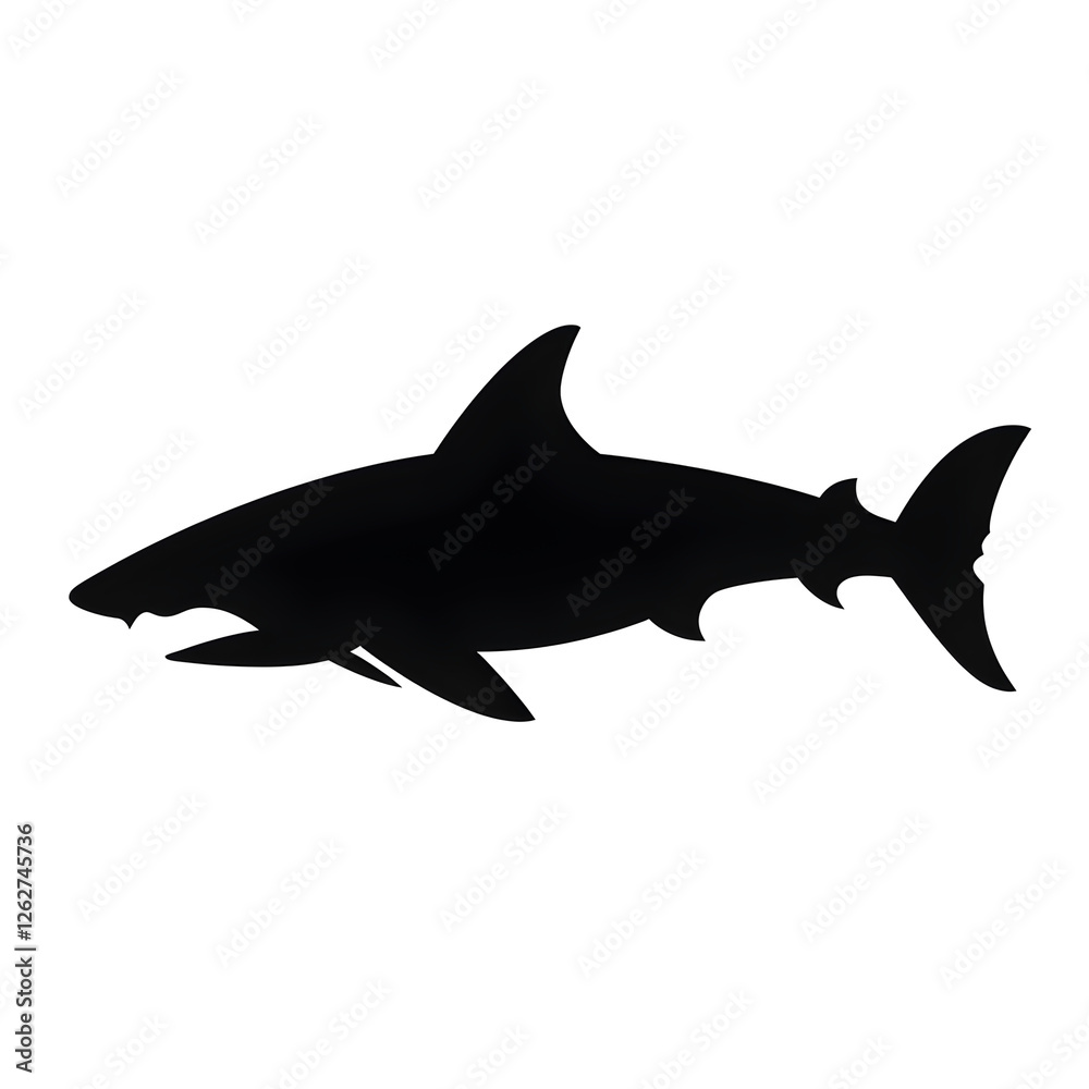 shark silhouette shark silhouette