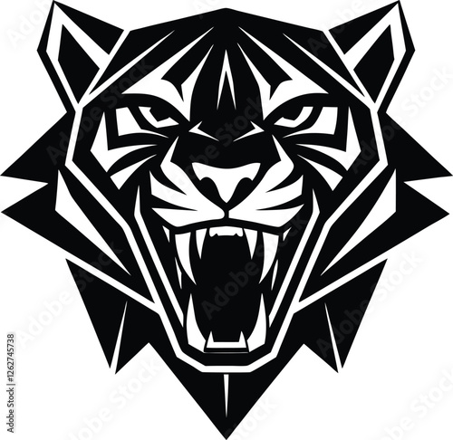 tribal tiger head