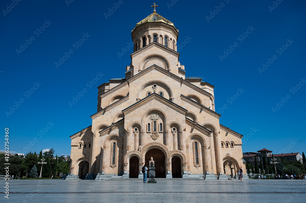 Fototapeta premium Holy Trinity Cathedral in Tbilisi, Georgia