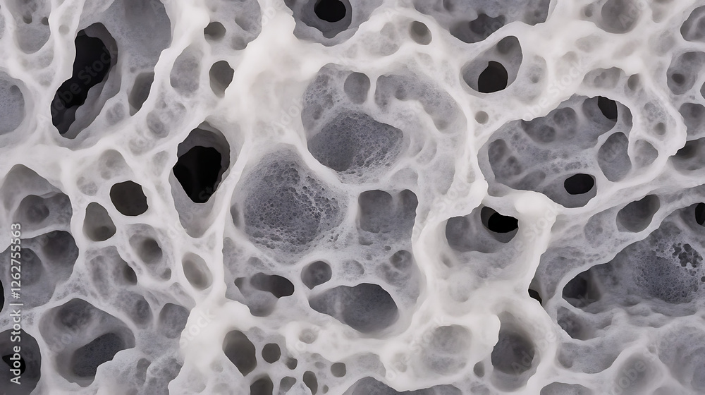 Porous Latticework Structure with Irregular Interconnected Cavities and Organic Textural Formation Porous Latticework Structure with Irregular Interconnected Cavities and Organic Textural Formation