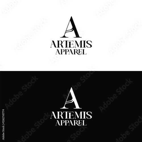 A letter Logo Artemis Apparel Luxury logo Design