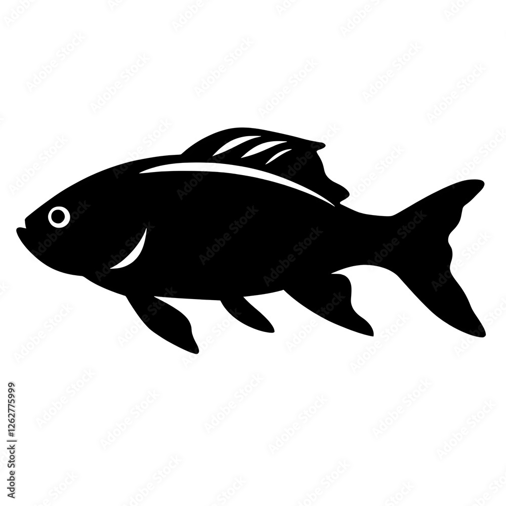 Fototapeta premium fish silhouette