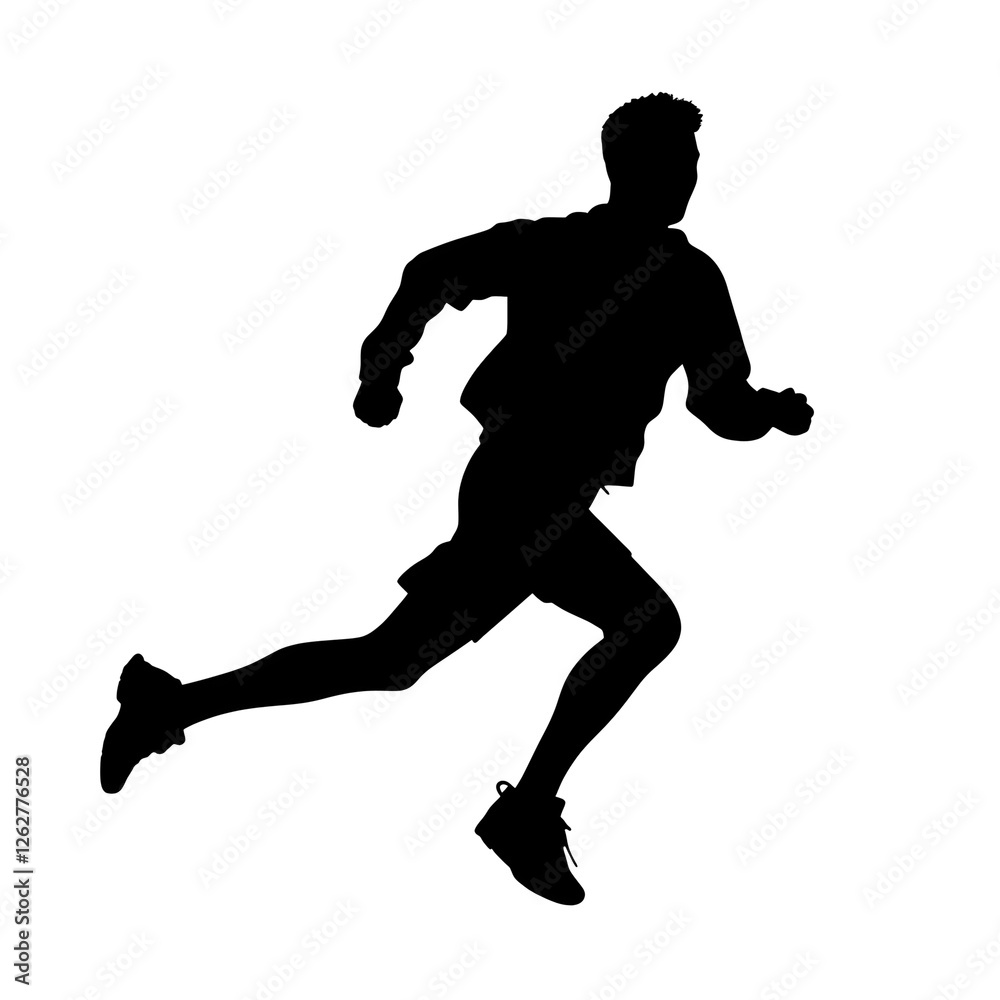 running silhouette running silhouette