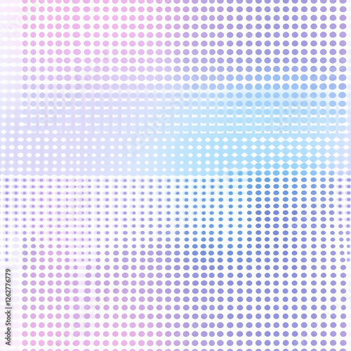 Wallpaper Mural A soft pastel gradient dot pattern, where dots gently fade into one another, creating a dreamy and soft effect. Perfect for baby products or children's room decor Torontodigital.ca