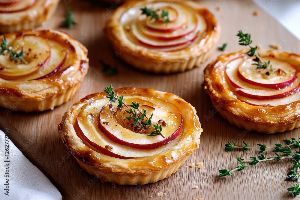 Puff Pastry Tarts with Nectarines Camembert Honey and Thyme Puff Pastry Tarts with Nectarines Camembert Honey and Thyme