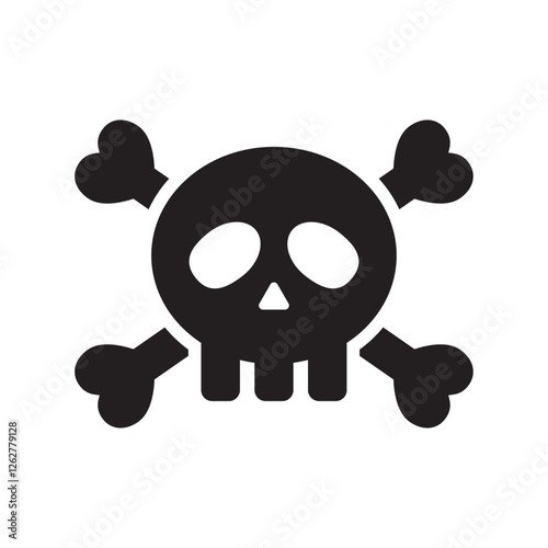 human skull icon 
