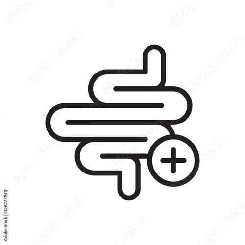 digestive health icon 
