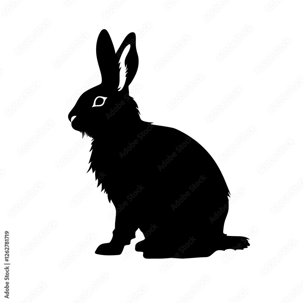 Obraz premium bunny silhouette
