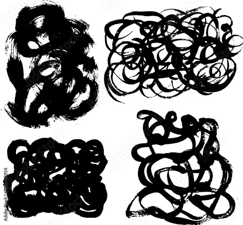 Ink brush strokes. Grunge Brush strokes Background. Grunge texture Background. Brush strokes texture. Black Brush strokes isolated on white background. Brush strokes grunge background.