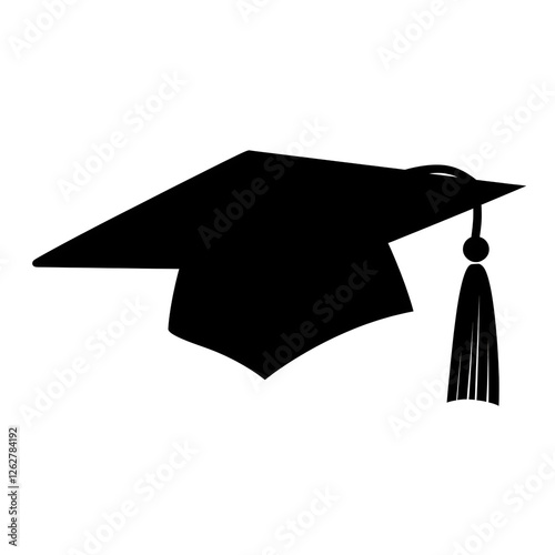 graduation cap clipart silhouette