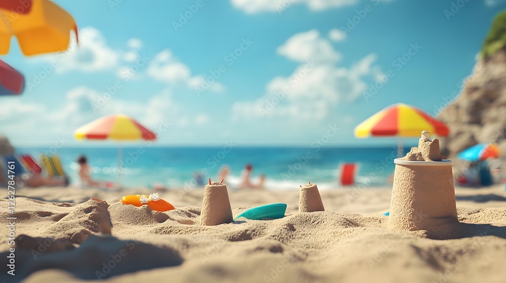 Joyful Beach Day with Children Joyful Beach Day with Children