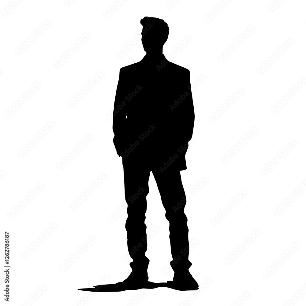Fototapeta premium clipart person silhouette