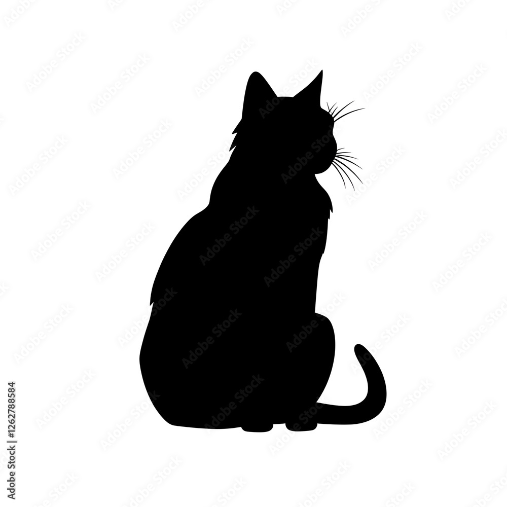 black cat silhouette