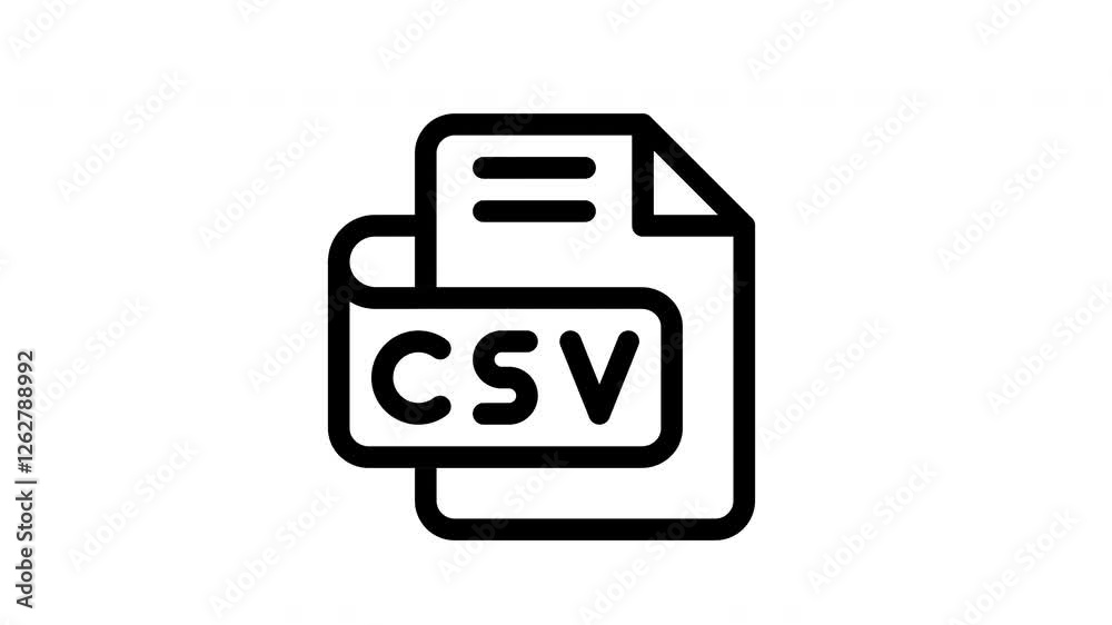 csv animated icon csv animated icon