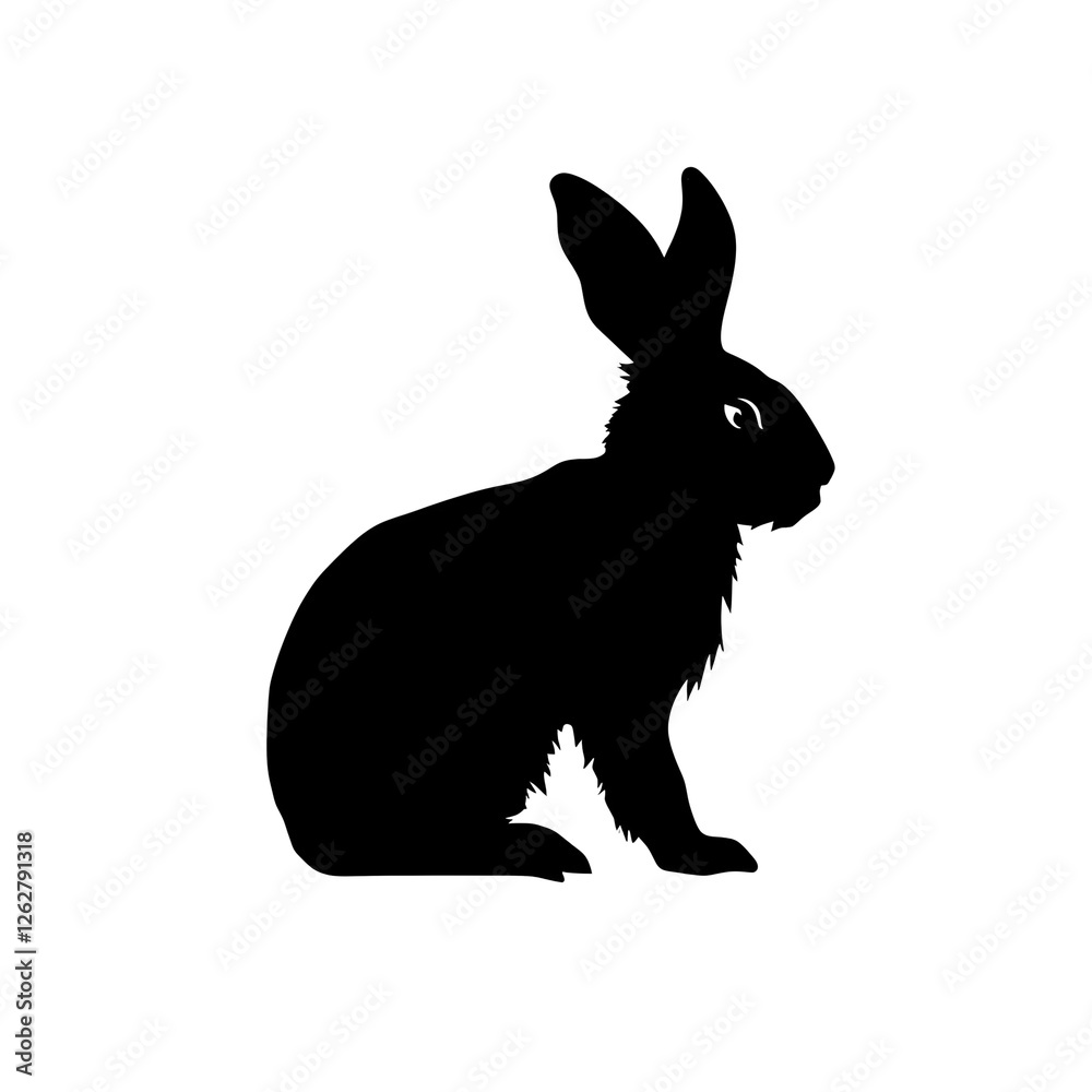 Obraz premium bunny silhouette