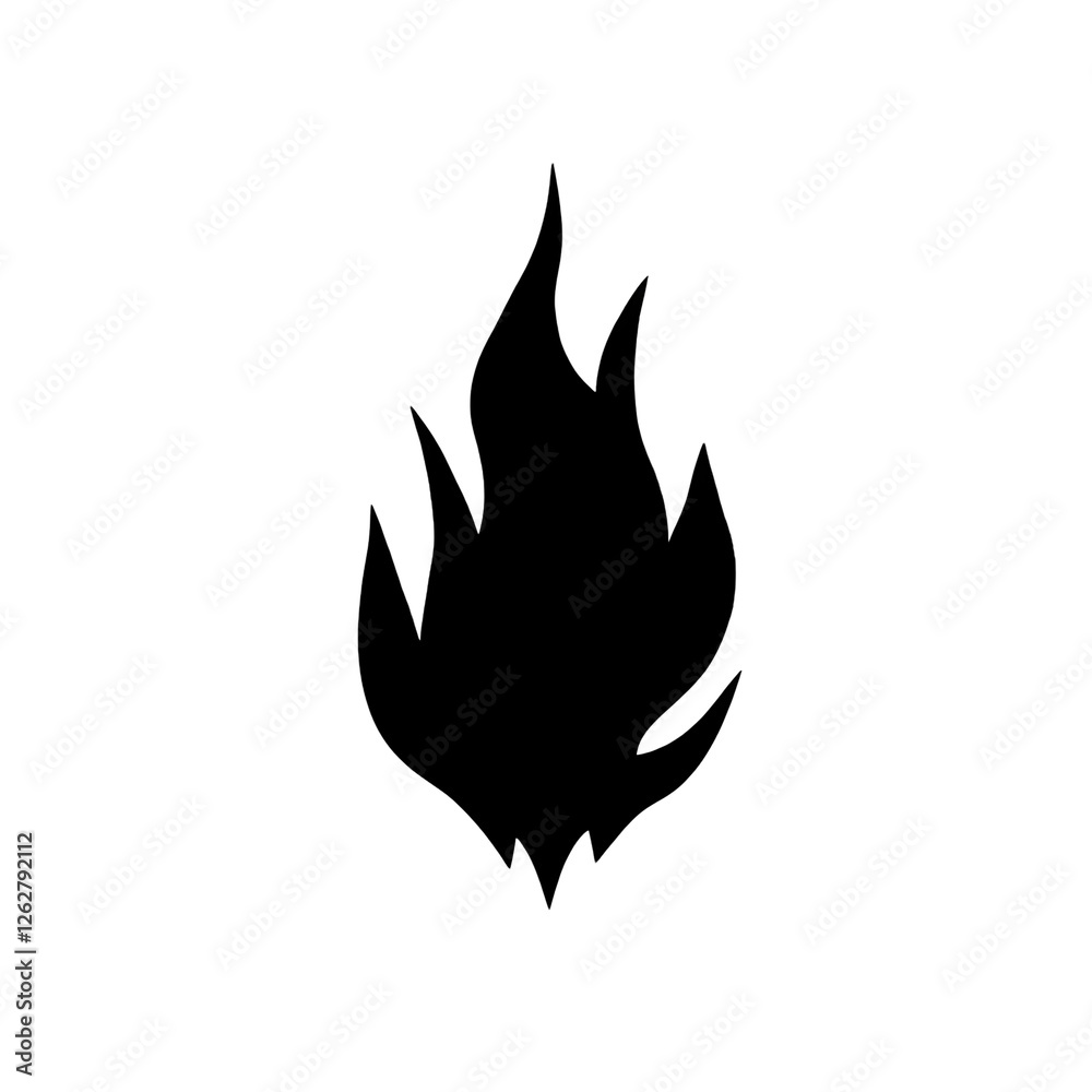 fire silhouette fire silhouette