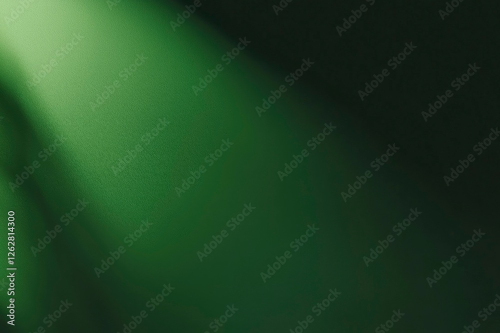 Obraz premium Abstract spotlight on vibrant green background