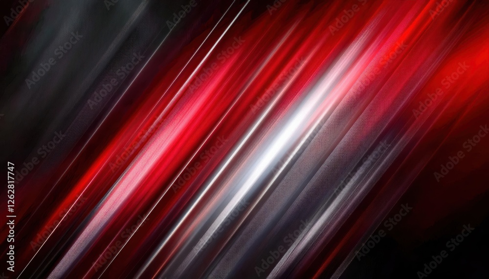 Fototapeta premium dynamic red and black light streaks background for modern digital designs, motion effects, and abstract visuals