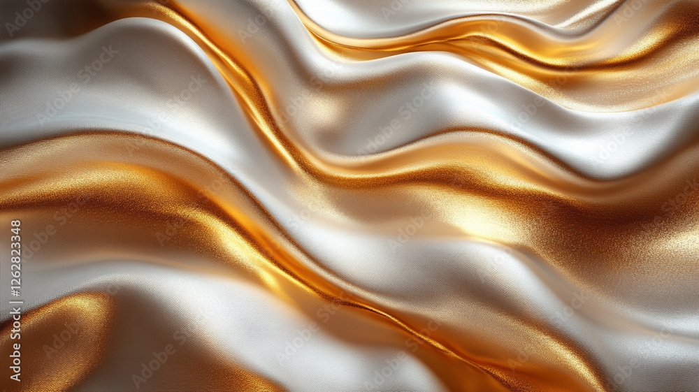 Obraz premium golden silk background