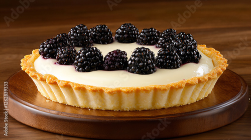  sophisticated white chocolate and blackberry tart