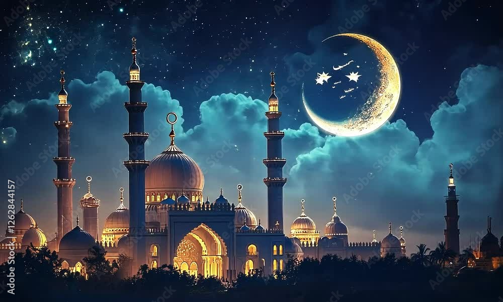 AI-Generated Image Celebrating the Holy Month of Ramadan