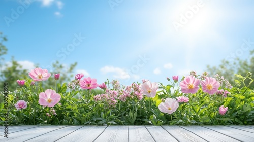 Pink flowers on rustic wooden table charming still life floral arrangement