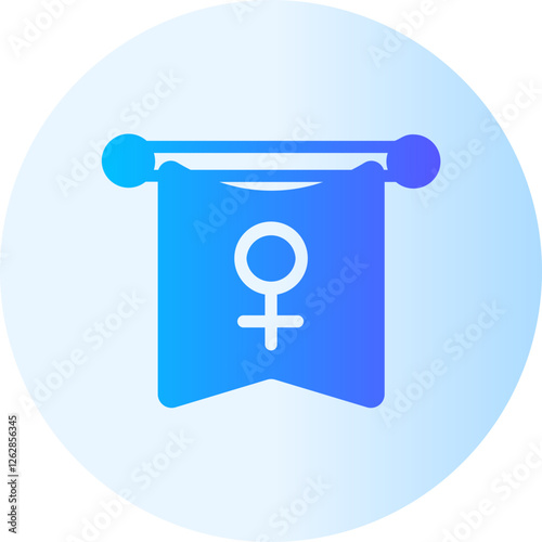 College Sorority gradient icon