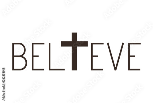 Believe Cross Faith Logo