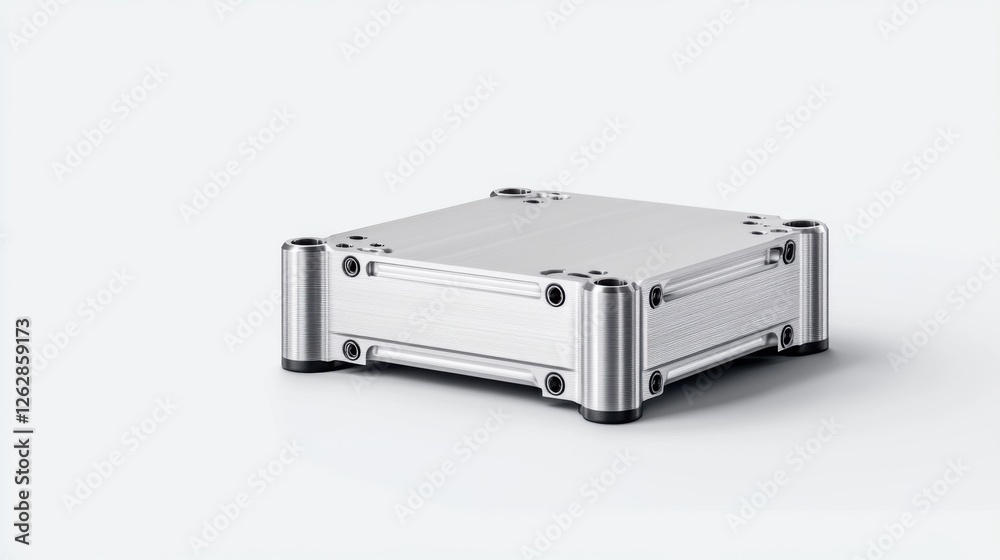 Sleek Aluminum Box with Rounded Corners Ideal for Electronics and Mechanical Applications in Modern Design Sleek Aluminum Box with Rounded Corners Ideal for Electronics and Mechanical Applications in Modern Design