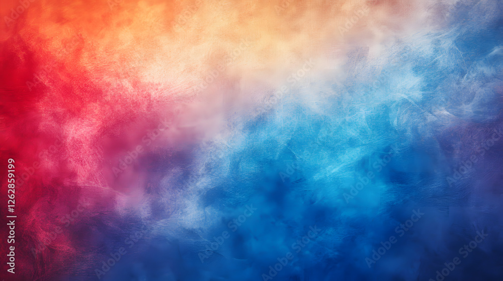 Purple, blue, and red colors swirl to create an ethereal cosmic scene. Purple, blue, and red colors swirl to create an ethereal cosmic scene.
