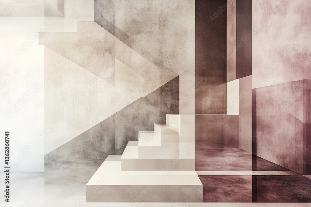 Fototapeta premium abstract geometric pattern design and concept of modern architecture