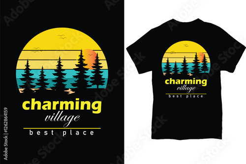  unique retro vintage, summer, and custom graphics t-shirt design for you 