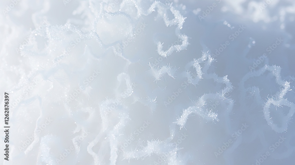 Fototapeta premium Bubbles on light blue background for soap ads, cleaning websites, and hygiene awareness campaigns