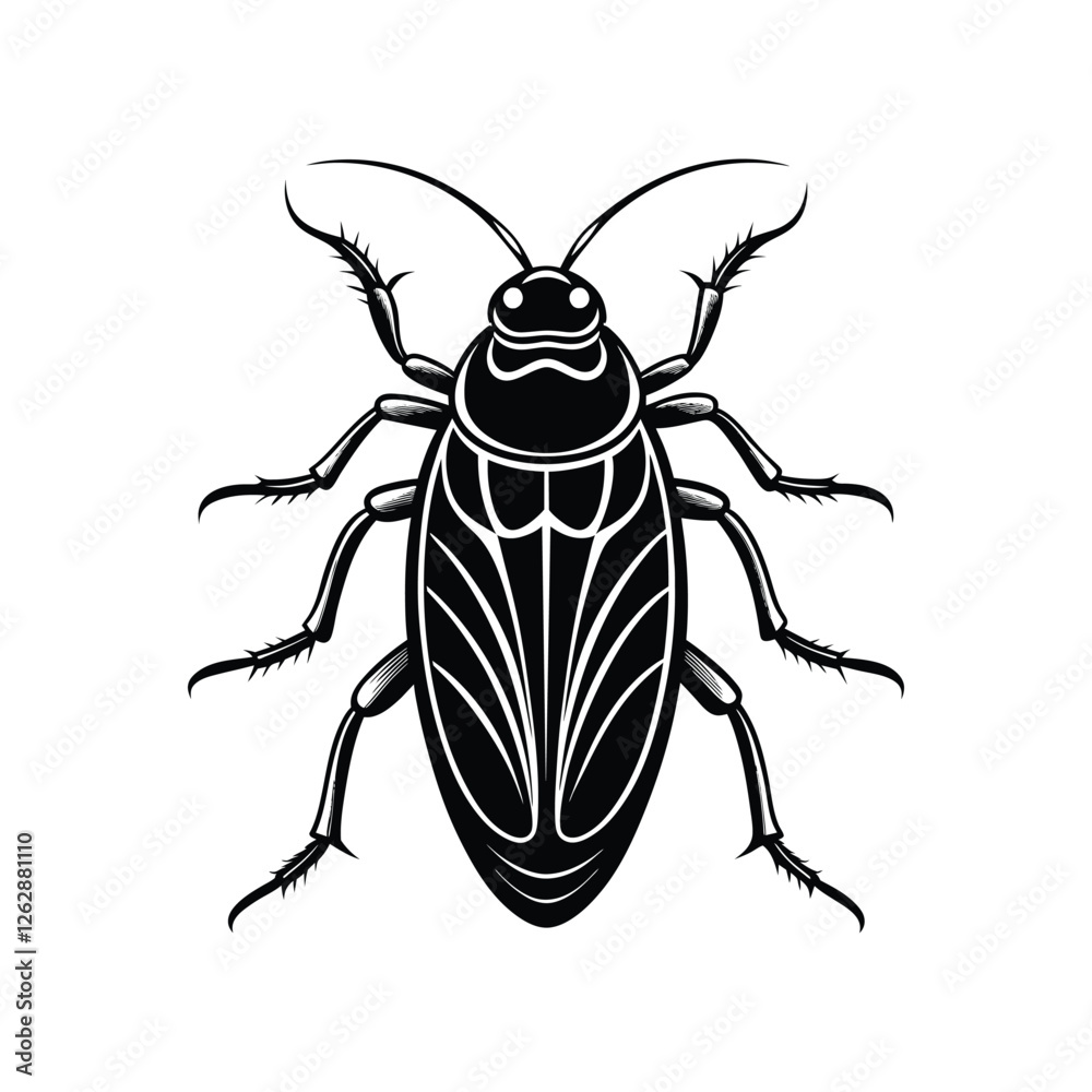 vector illustration of a cockroach vector illustration of a cockroach
