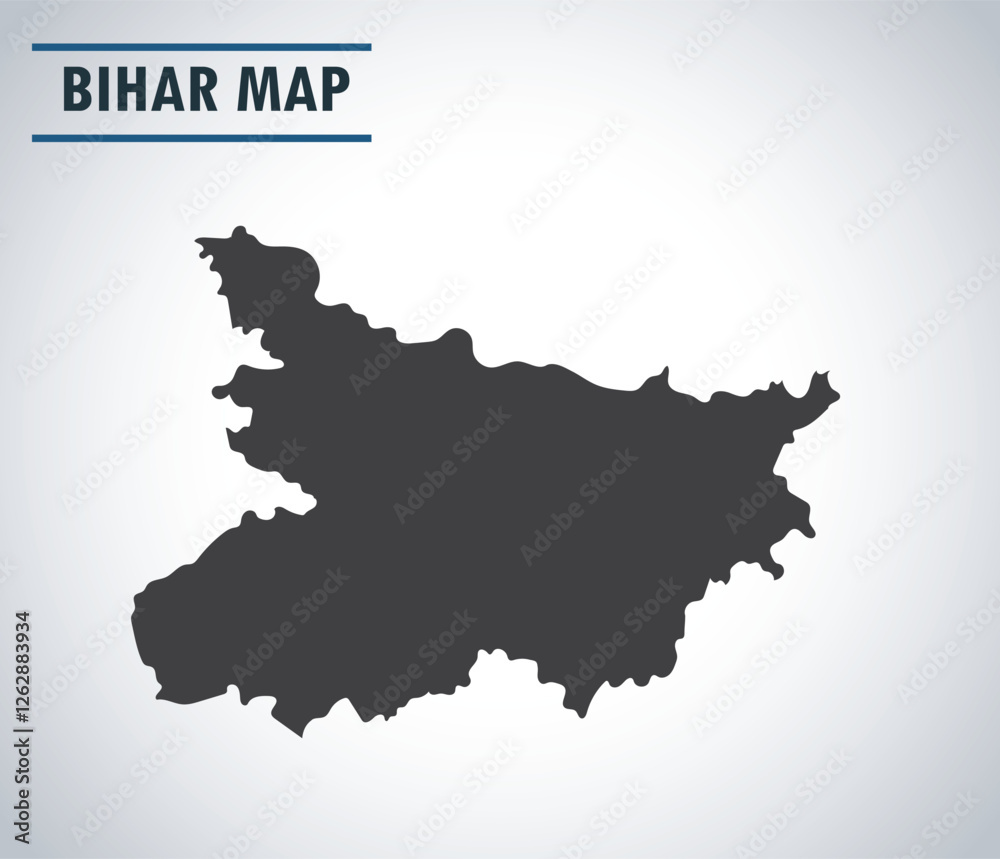 Fototapeta premium Exploring Bihar Political and Administrative Boundaries