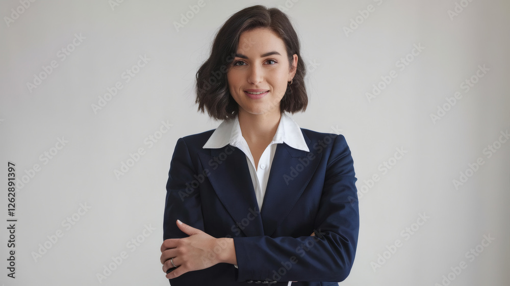 portrait of a young business woman portrait of a young business woman